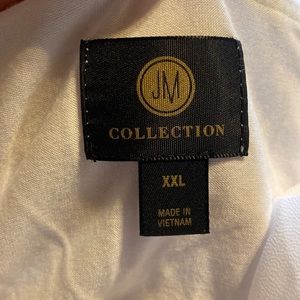 White oversized blouse